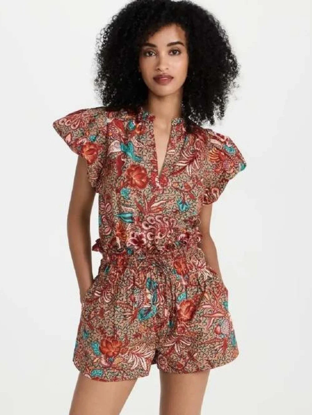 Ulla Johnson Evelyn Cotton Puff Sleeve Top Size 6